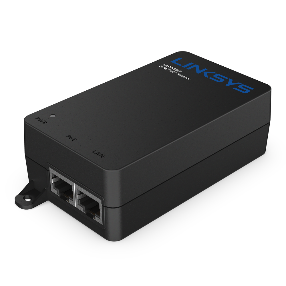 Linksys LAPPI30W 30W 802.3at Gigabit PoE+ Injector TAA Compliant