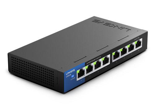 Linksys LGS108 8-Port Business Desktop Gigabit Switch