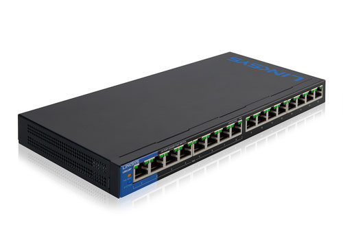 Linksys LGS116P 16-Port Business Desktop Gigabit PoE+ Switch