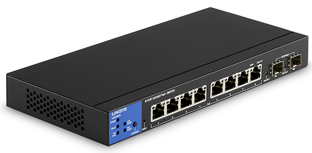 Linksys LGS310MPC 8-Port Managed Gigabit PoE+ Switch