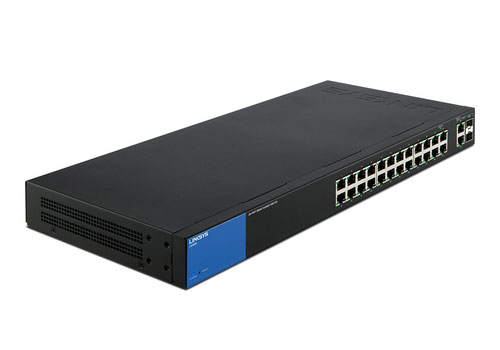 Linksys Business LGS326 24-Port Gigabit Smart Managed Switch with 2 Gigabit and 2 SFP Ports