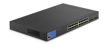 Linksys LGS328PC 24-Port Managed Gigabit PoE+ Switch