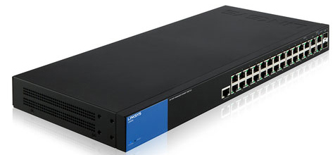 Linksys Business LGS528 24-Port Gigabit Managed Switch with 2 SFP Combo Ports